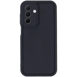 Phonesta Grooved Silikon Back Cover Hülle für Samsung Galaxy A26 - Schwarz