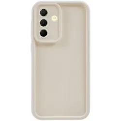 Phonesta Grooved Silikon Back Cover Hülle für Samsung Galaxy A36 - Beige
