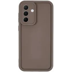 Phonesta Grooved Silikon Back Cover Hülle für Samsung Galaxy A56 - Braun