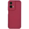 Phonesta Grooved Silikon Back Cover Hülle für Motorola Moto G35 - Rot