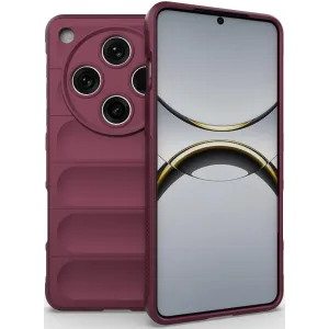 Phonesta GripShell Silikon Back Cover Hülle für Oppo Find X8 Pro - Bordeaux