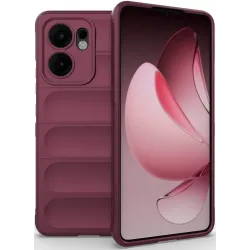 Phonesta GripShell Silikon Back Cover Hülle für Oppo Reno13 F 4G/5G / Reno13 FS 5G - Bordeaux