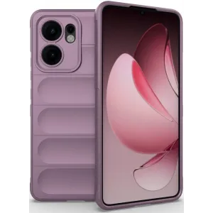 Phonesta GripShell Silikon Back Cover Hülle für Oppo Reno13 F 4G/5G / Reno13 FS 5G - Lila