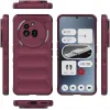 Phonesta GripShell Silikon Back Cover Hülle für Nothing Phone (3a) Pro - Bordeaux 3