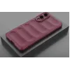 Phonesta GripShell Silikon Back Cover Hülle für Samsung Galaxy S25 Edge - Bordeaux 2