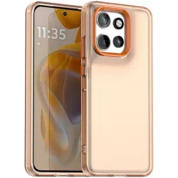 Phonesta HardFrost Back Cover Hülle für Motorola Edge 60 Neo/Edge 50 Neo / ThinkPhone 25 - Matt Orange