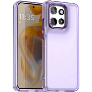 Phonesta HardFrost Back Cover Hülle für Motorola Edge 60 Neo/Edge 50 Neo / ThinkPhone 25 - Matt Lila