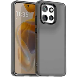 Phonesta HardFrost Back Cover Hülle für Motorola Edge 60 Neo/Edge 50 Neo / ThinkPhone 25 - Mattschwarz