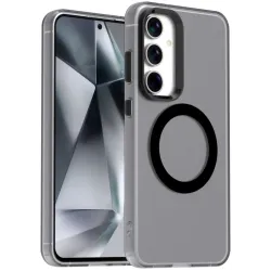 Phonesta HardFrost Back Cover Hülle mit MagSafe für Samsung Galaxy S23 FE - Mattschwarz