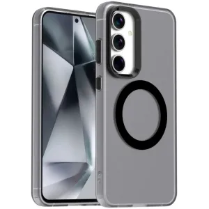 Phonesta HardFrost Back Cover Hülle mit MagSafe für Samsung Galaxy S25/S24 - Mattschwarz