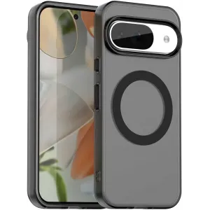 Phonesta HardFrost Back Cover Hülle mit MagSafe für Google Pixel 9 - Mattschwarz