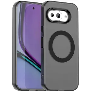 Phonesta HardFrost Back Cover Hülle mit MagSafe für Google Pixel 9a - Mattschwarz