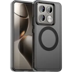 Phonesta HardFrost Back Cover Hülle mit MagSafe für Xiaomi 14T Pro - Mattschwarz