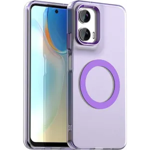 Phonesta HardFrost Back Cover Hülle mit MagSafe für Motorola Moto G35 - Matt Lila