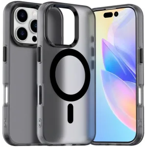 Phonesta HardFrost Back Cover Hülle mit MagSafe für Apple iPhone 16 Pro - Mattschwarz