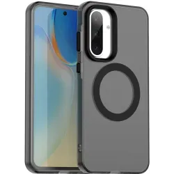 Phonesta HardFrost Back Cover Hülle mit MagSafe für Samsung Galaxy A36/A56 - Mattschwarz