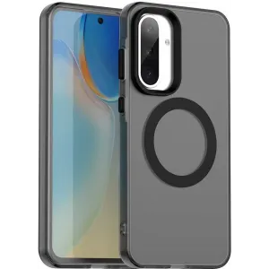 Phonesta HardFrost Back Cover Hülle mit MagSafe für Samsung Galaxy A36/A56 - Mattschwarz