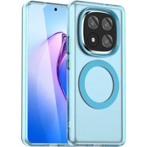 Phonesta HardFrost Back Cover Hülle mit MagSafe für Xiaomi Redmi Note 14 Pro Plus - Matt Blau