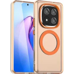 Phonesta HardFrost Back Cover Hülle mit MagSafe für Xiaomi Redmi Note 14 Pro Plus - Matt Orange