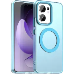 Phonesta HardFrost Back Cover Hülle mit MagSafe für Oppo Reno13 F 4G/5G / Reno13 FS 5G - Matt Blau