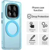 Phonesta HardFrost Back Cover Hülle mit MagSafe für Xiaomi Redmi Note 14 Pro 4G - Matt Blau 2