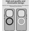 Phonesta HardFrost Back Cover Hülle mit MagSafe für Xiaomi Redmi Note 14 Pro 4G - Mattschwarz 6