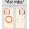Phonesta HardFrost Back Cover Hülle mit MagSafe für Xiaomi Poco X7 Pro - Matt Orange 6