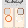 Phonesta HardFrost Back Cover Hülle mit MagSafe für Xiaomi Redmi Note 14 4G - Matt Orange 6