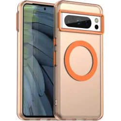 Phonesta HardFrost Back Cover Hülle mit MagSafe für Google Pixel 8 Pro - Matt Orange