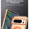 Phonesta HardFrost Back Cover Hülle mit MagSafe für Google Pixel 8 Pro - Matt Orange 7