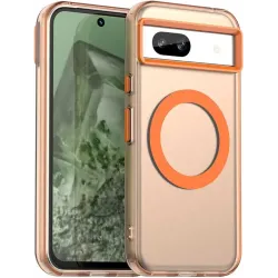 Phonesta HardFrost Back Cover Hülle mit MagSafe für Google Pixel 8a - Matt Orange