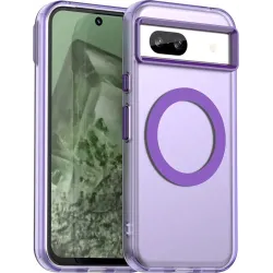 Phonesta HardFrost Back Cover Hülle mit MagSafe für Google Pixel 8a - Matt Lila
