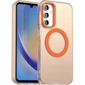 Phonesta HardFrost Back Cover Hülle mit MagSafe für Samsung Galaxy A15 4G/5G - Matt Orange