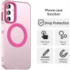 Phonesta HardFrost Back Cover Hülle mit MagSafe für Samsung Galaxy A15 4G/5G - Mattrosa 4
