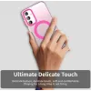 Phonesta HardFrost Back Cover Hülle mit MagSafe für Samsung Galaxy A35 - Mattrosa 5