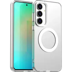 Phonesta HardFrost Back Cover Hülle mit MagSafe für Samsung Galaxy S25 FE - Matt Weiß