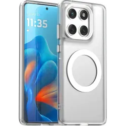 Phonesta HardFrost Back Cover Hülle mit MagSafe für Motorola Edge 60 / Edge 60 Fusion - Matt Weiß