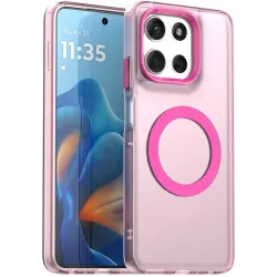 Phonesta HardFrost Back Cover Hülle mit MagSafe für Motorola Moto G56 - Mattrosa