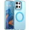 Phonesta HardFrost Back Cover Hülle mit MagSafe für Motorola Moto G86 - Matt Blau