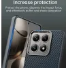 Phonesta IMD Carbon Fiber Back Cover Hülle für Xiaomi 14T - Dunkelblau 7