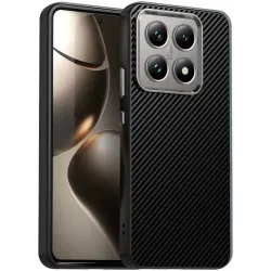 Phonesta IMD Carbon Fiber Back Cover Hülle für Xiaomi 14T - Schwarz