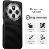 Phonesta IMD Carbon Fiber Back Cover Hülle für Xiaomi Redmi 14C / Xiaomi Poco C75 - Schwarz 2