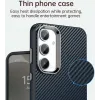 Phonesta IMD Carbon Fiber Back Cover Hülle für Samsung Galaxy S23 FE - Dunkelblau 5