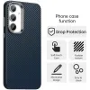 Phonesta IMD Carbon Fiber Back Cover Hülle für Samsung Galaxy S24 FE - Dunkelblau 2