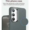 Phonesta IMD Carbon Fiber Back Cover Hülle für Samsung Galaxy S24 FE - Grau 5