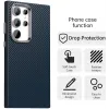 Phonesta IMD Carbon Fiber Back Cover Hülle für Samsung Galaxy S24 Ultra - Dunkelblau 2