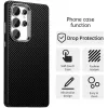 Phonesta IMD Carbon Fiber Back Cover Hülle für Samsung Galaxy S25 Ultra - Schwarz 2