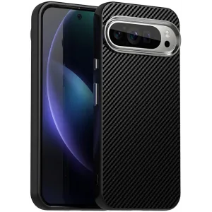Phonesta IMD Carbon Fiber Back Cover Hülle für Google Pixel 9 Pro XL - Schwarz