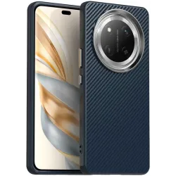 Phonesta IMD Carbon Fiber Back Cover Hülle für HONOR Magic7 Lite/X9c - Dunkelblau