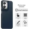 Phonesta IMD Carbon Fiber Back Cover Hülle für Motorola Moto G35 - Dunkelblau 2